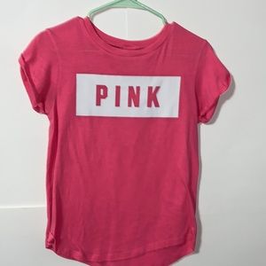 pink short sleeve